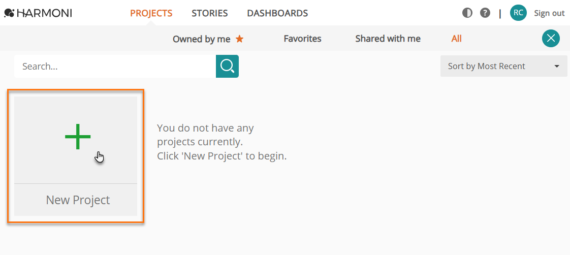 CreateProject-no existing projects.png